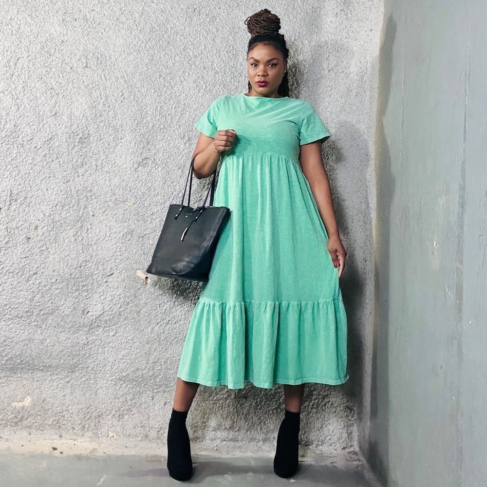 Old Navy T-Shirt Midi Dress, L